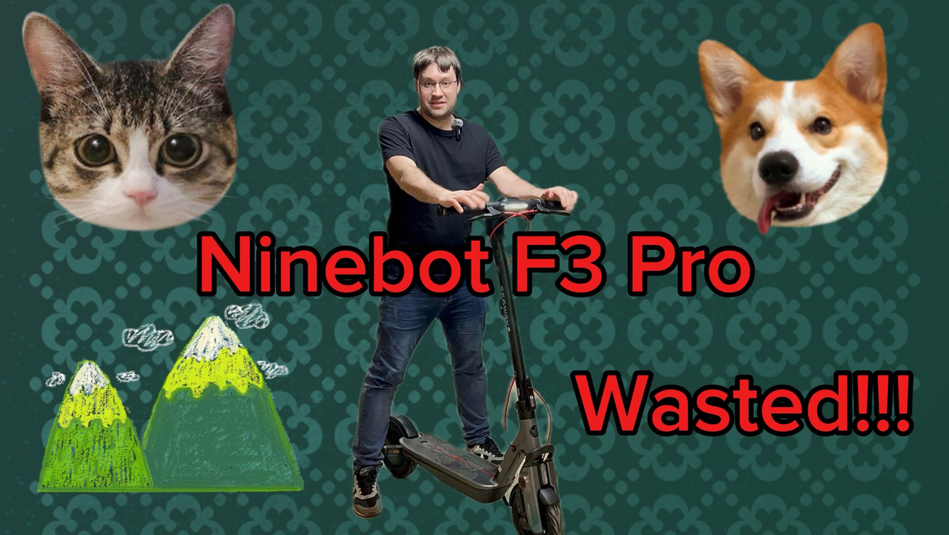 Ninebot F3 Pro готовлю к мокрой, грязной погоде. смотреть онлайн
