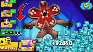 BRAWL STARS  😈COMPLETE 92,850 CREDITS WITH DUSTIN!