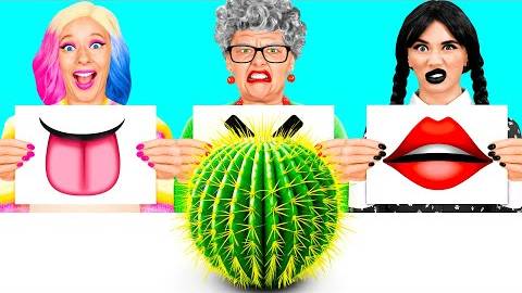 Откуси Лизни или Ничего Челлендж | Съедобная Битва от TeamTeen Challenge смотреть онлайн