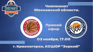 Чемпионат МО среди мужских команд «Зоркий» (г. Красногорск) - «Раменское» (г. Раменский) 03.11.2025