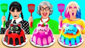 Кулинарный Челлендж | Уэнсдей Против Бабушки | Битвы с Едой от TeamTeen Challenge