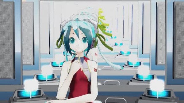 Gokuraku Jodo (Гокураку Дзедо) TDA MMD Miku (вокалоид) персонаж серии Vocaloid 3