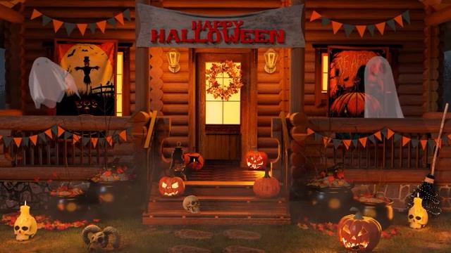 Autumn Halloween Cottage Ambience Spooky Halloween Songs Playlist Relaxing Halloween
