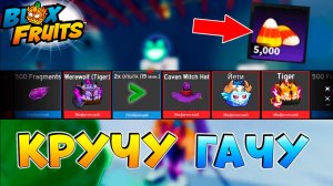 БЛОКС ФРУТС ТРАЧУ 5000 конфет на НОВУЮ ГАЧУ🍈🌊