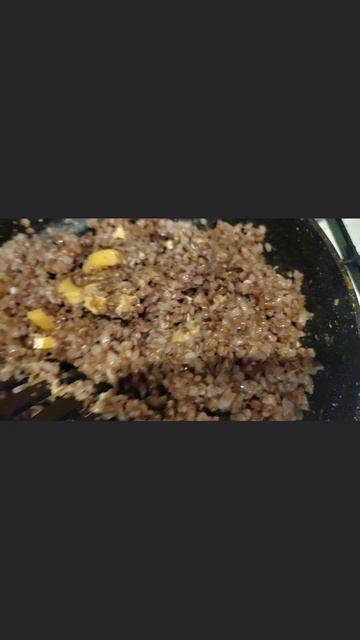 Переработка гречки.Добавляем изюменку.