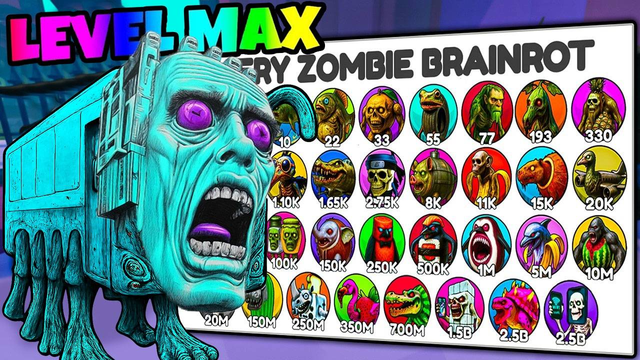 ПОЛУЧИЛ ВСЕ ЗОМБИ ЭВОЛЮЦИИ В ИГРЕ ЭВОЛЮЦИЯ БРЕЙНРОТОВ ЗОМБИ! ROBLOX Brainrot Zombie Evolution смотреть онлайн