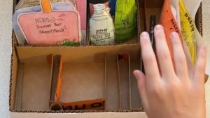 Раскладываем всю мою бумажную косметику в новый органайзер! 🎀💅💄