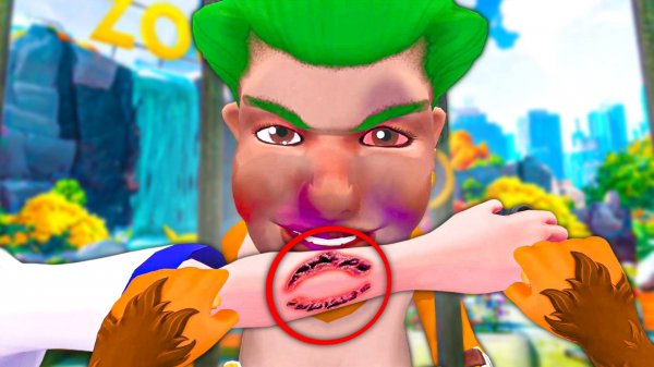 ОБЕЗЬЯНА VR ОТКУСИЛА РУКУ ПОСЕТИТЕЛЮ ЗООПАРКА 🐵 в I Am Monkey VR