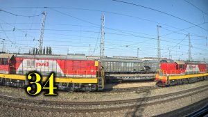 Тихорецкая. Отправление. Поезд №044 Имеретинский курорт - Москва