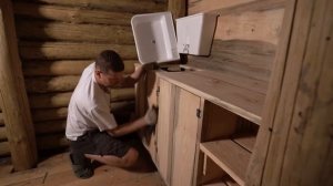 Дом под землей - Прячемся от дождя. Готовим на новой кухне. Поварешки от Сережки