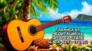 Гавайская медитация на гитаре в стиле Slack-Key — традиционная полинезийская музыка. 1 час