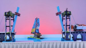 Эксперимент Lego Technic: Транспортное средство на подъемном мосту