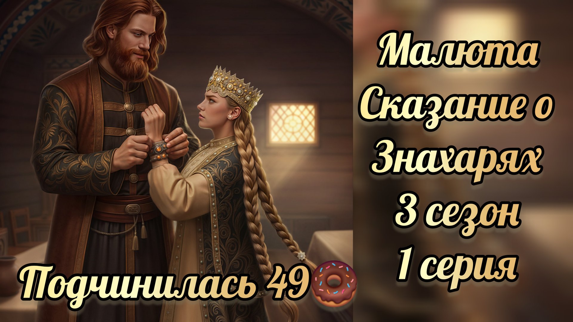 Сказание о знахарях 3 сезон 1 серия. Сцена с Малютой. Подчинилась 49🍩. Lagerta смотреть онлайн