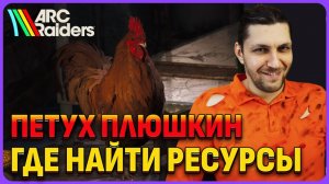 Где быстро найти ресурсы для петуха Плюшкина ARC Raiders: Донт шут