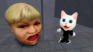 ПОБЕГ ОТ ЗЛОЙ ГОЛОВЫ ROBLOX КОТЕНОК КРОНОС