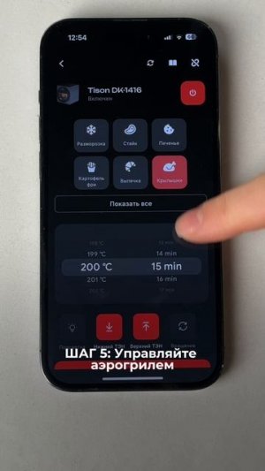 Как подключить и управлять аэрогрилем DEMIAND DK-1416 и DK-1800 с Wi-Fi 📱