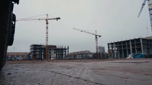 На  строительной площадке ЖК Поколение Первых в г. Королёв