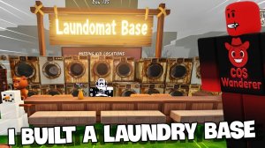 Я построил ПРАЧЕЧНУЮ БАЗУ в игре 99 ночей в лесу в РОБЛОКС