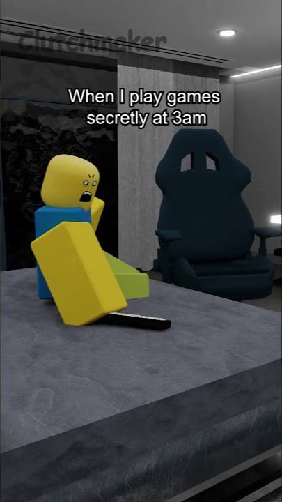 When I play games secretly at 3 am #shorts #short #roblox #funny #robloxmemes смотреть онлайн