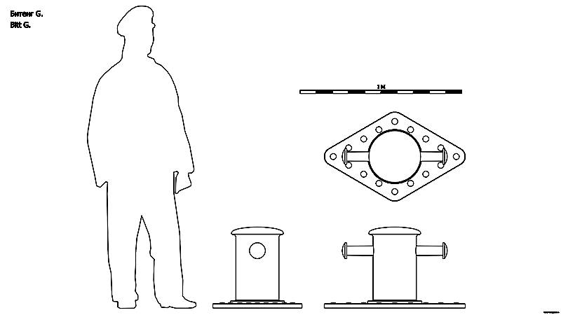 Битенг G. Чертёж. Bitt G. Drawings. смотреть онлайн