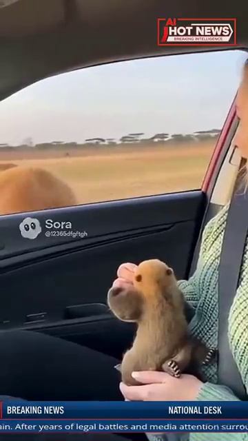 Giant Bear Sneaks Into Car and Drops Its Baby on Womans Lap Weird Safari Moment Caught on Camera [ge смотреть онлайн