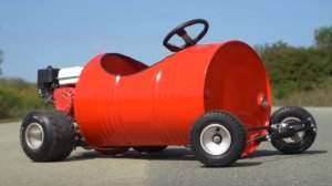 Картинг из бочки .