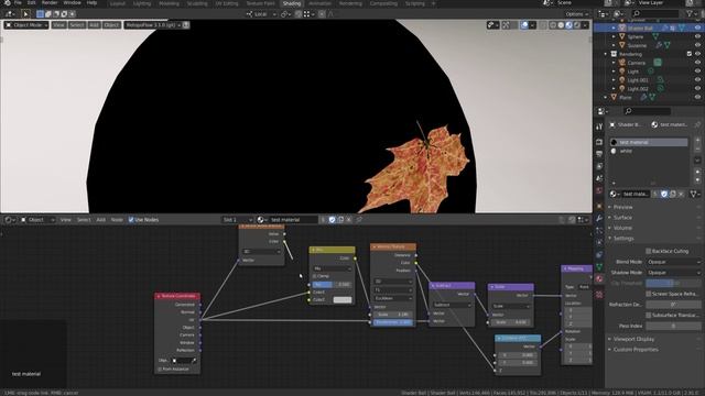 25. Procedural Scattering Leaves