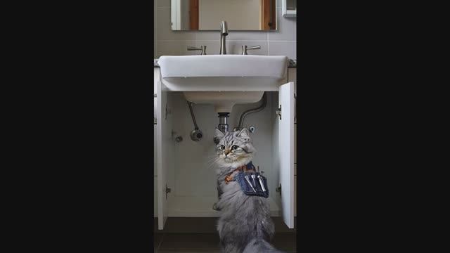 котик Кеша сантехник смотреть онлайн