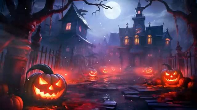 Halloween Ambience Haunted House With Scary Halloween Sounds Halloween Background Music