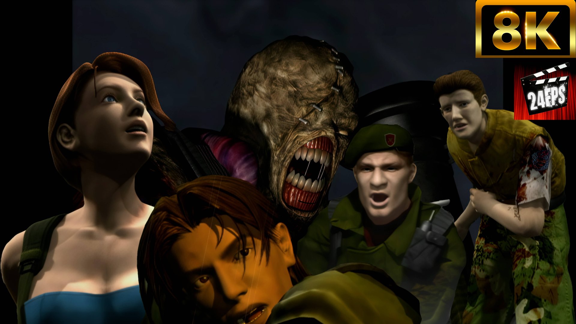 Resident Evil 3: Nemesis (1999) - Все Катсцены (″Special″ Улучшенное качества до 8K) смотреть онлайн