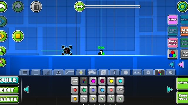 Как поменять цвет уровня в ГД?