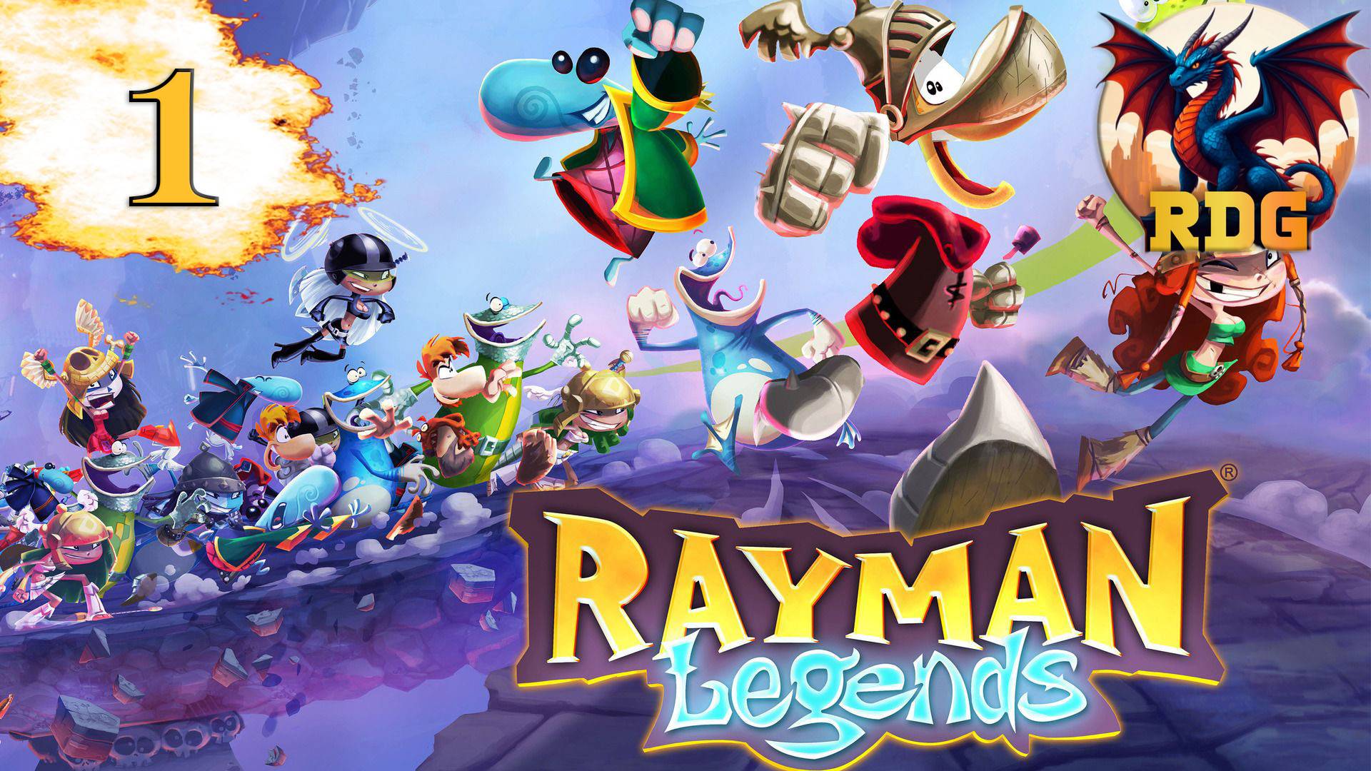 Rayman Legends Прохождение #1 смотреть онлайн