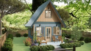 Уникальный дом 4x4 м с мансардой! 💫 Скандинавский дизайн и умная экономия пространства