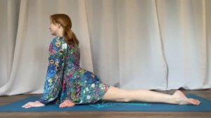 Yoga Challenge in a Dress Morning Stretching