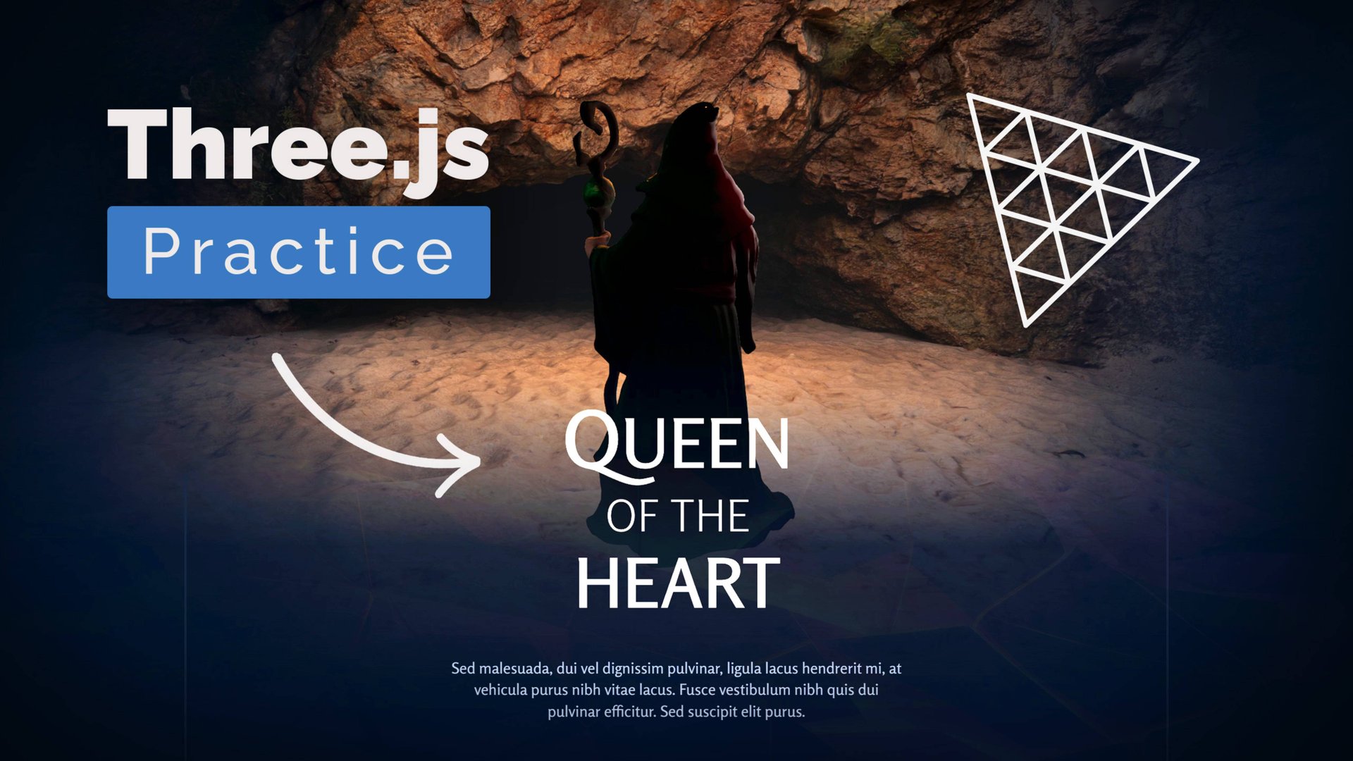 Создание красивого 3D сайта на Three.js смотреть онлайн