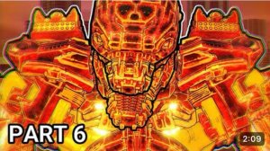 Сверх заряженный Годзилла vs термо ядерный Меха Годзилла (перезалив с Ютуба)