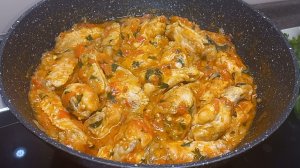 Чахохбили из курицы по - грузински на сковороде. Знаменитый Чахохбили - вкуснейшее блюдо!