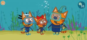 Три Кота Мультфильм Игра Морские котики..