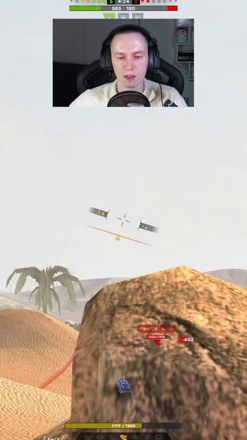 Неравная битва с Бабахой Tanks Blitz смотреть онлайн