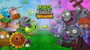 1. прохождение Plants vs Zombies Replanted - день