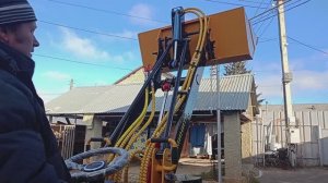 Обзор на новый МИНИ-ПОГРУЗЧИК / ПОКАТУШКИ