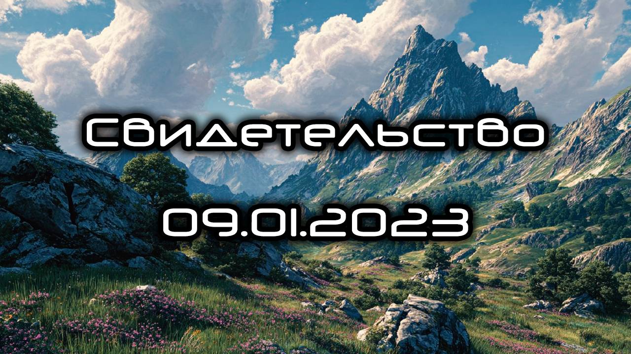 Свидетельство 09.01.2023 смотреть онлайн