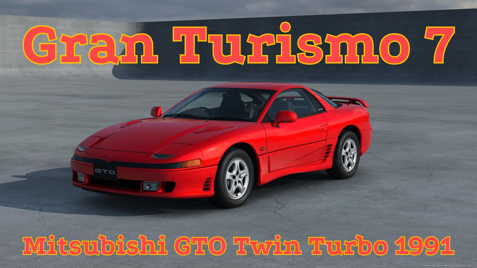 Mitsubishi GTO Twin Turbo 1991 — двухтурбинная атака в мире Gran Turismo 7 🌍⚡️ смотреть онлайн
