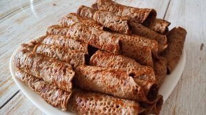 Блины из льняной муки. Рецепт кето блинчиков в один замес!