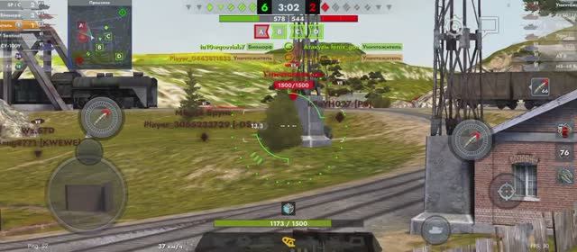 Играю на Уничтожителе в Tanks Blitz