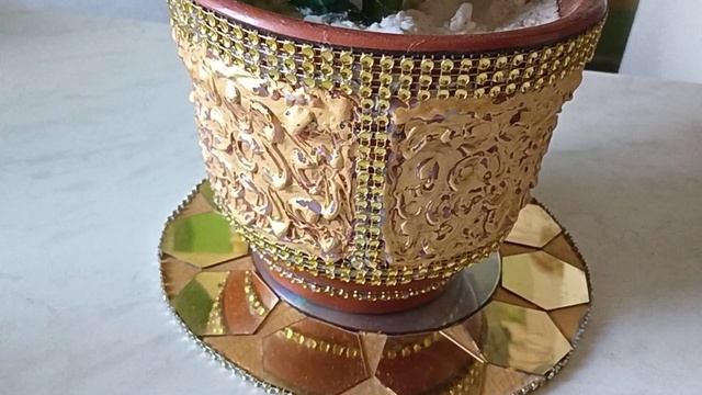 Украшаем цветочное кашпо смотреть онлайн