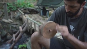 XAKAN  3 DAYS solo survival CAMPING; . Bushcraft Skills. Tent Shelter