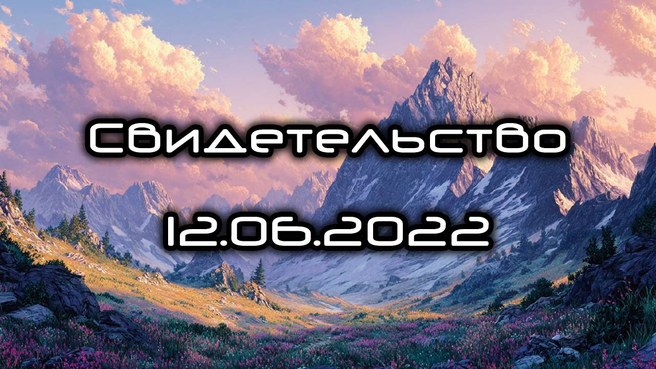 Свидетельство 12.06.2022 смотреть онлайн