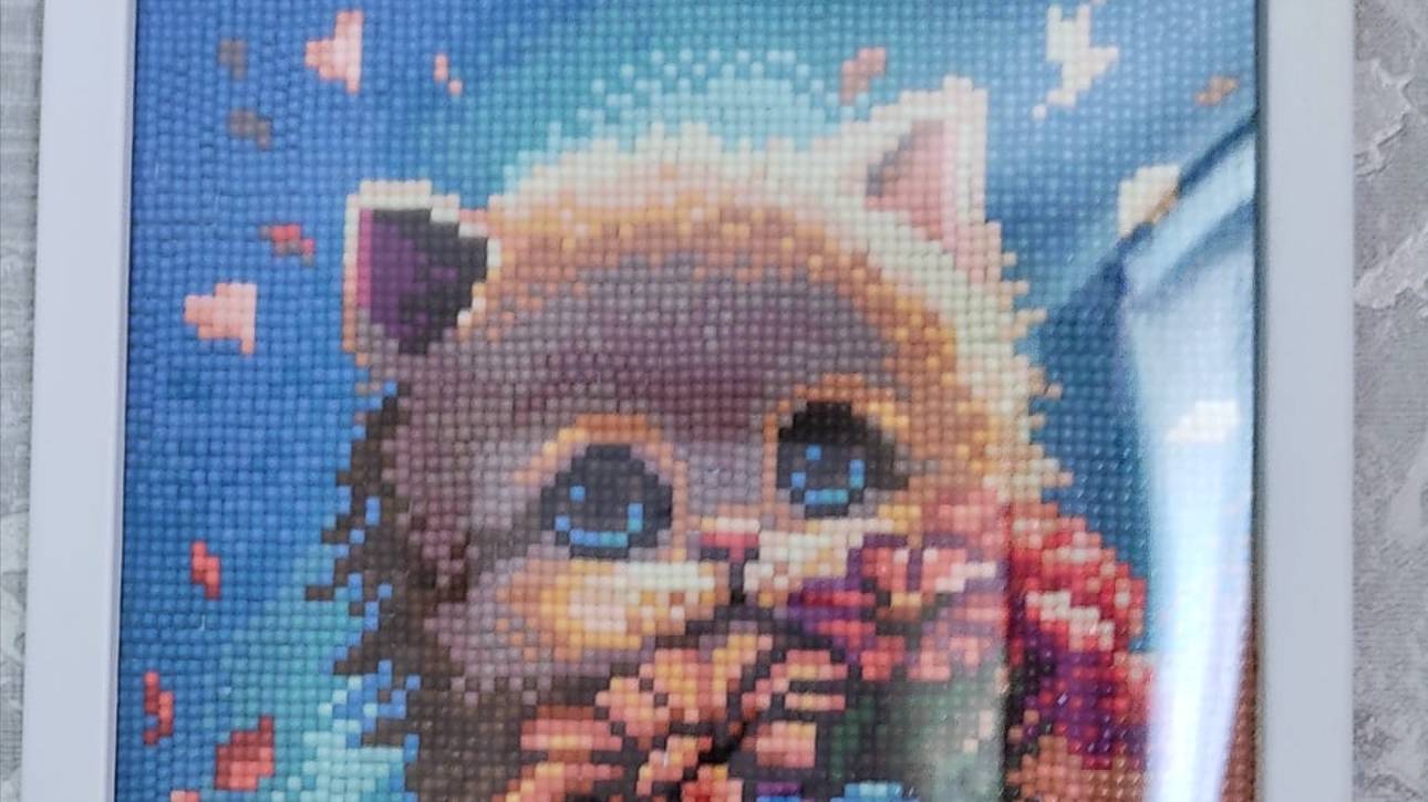 Алмазная мозаика.Законченная картина(без подрамника)