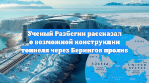 Ученый Разбегин рассказал о возможной конструкции тоннеля через Берингов пролив